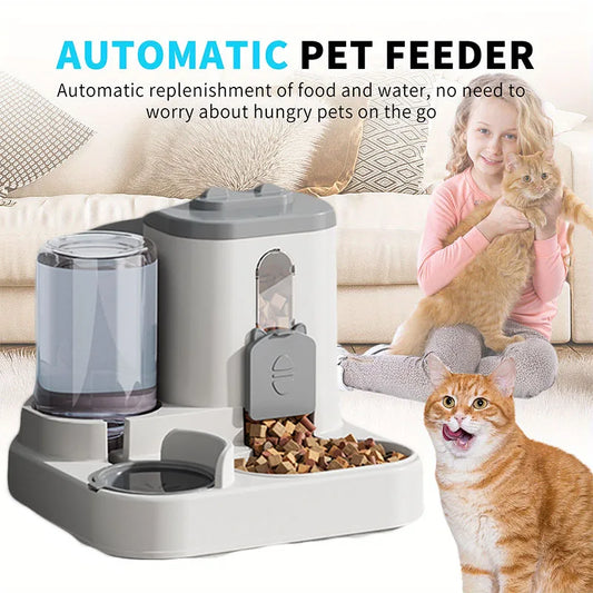 Smart Pet Feeder with Water Fountain